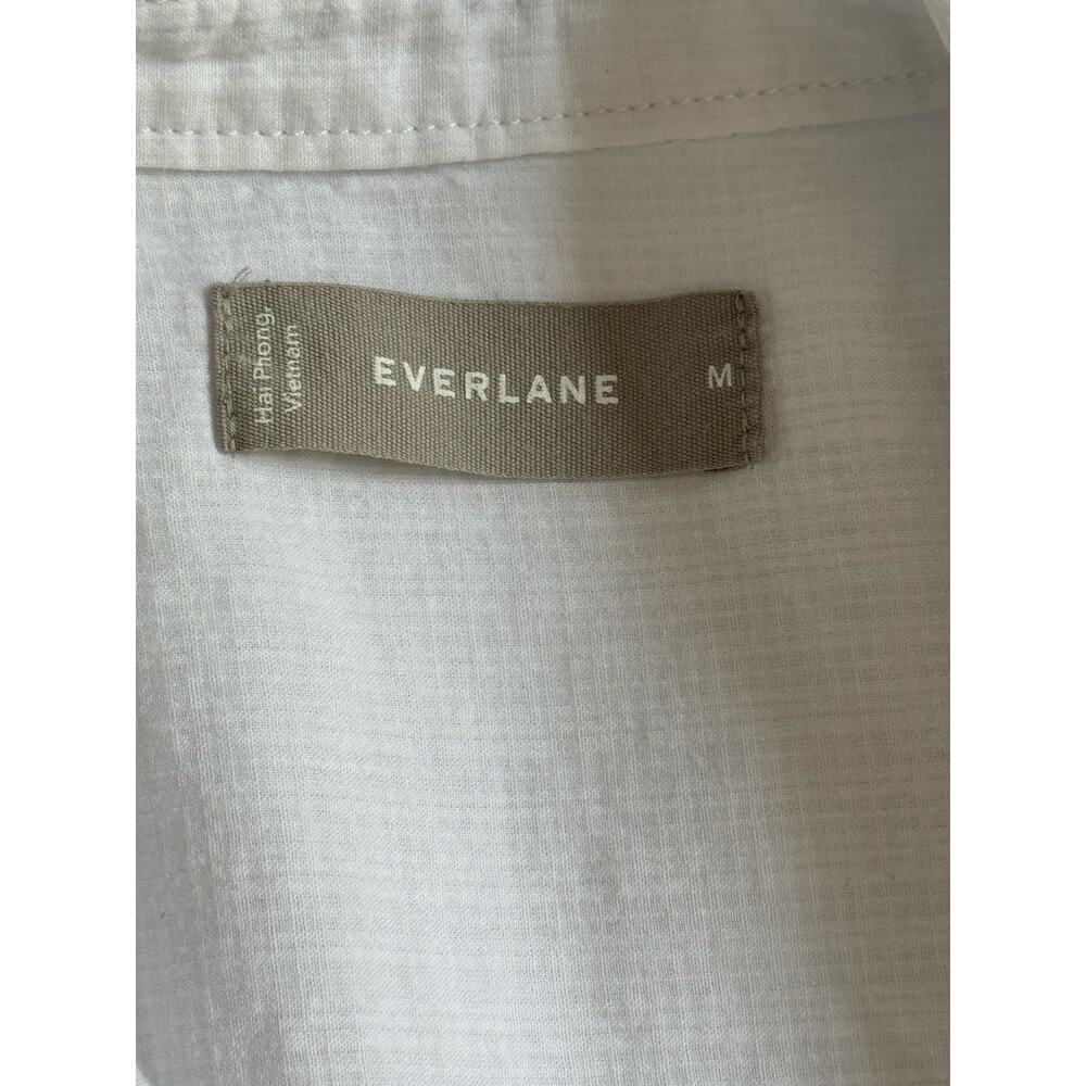 Everlane The Cotton Tourist Shirt Button Down White Oversized Women's Size M - Picture 10 of 12